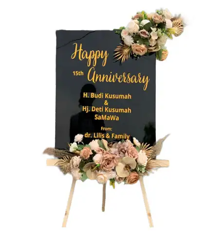 Papan Bunga Akrilik Keranggan