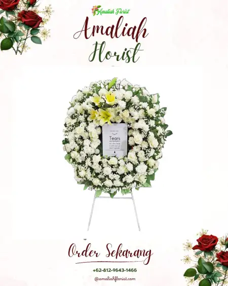 Krans Bunga Duka Keranggan